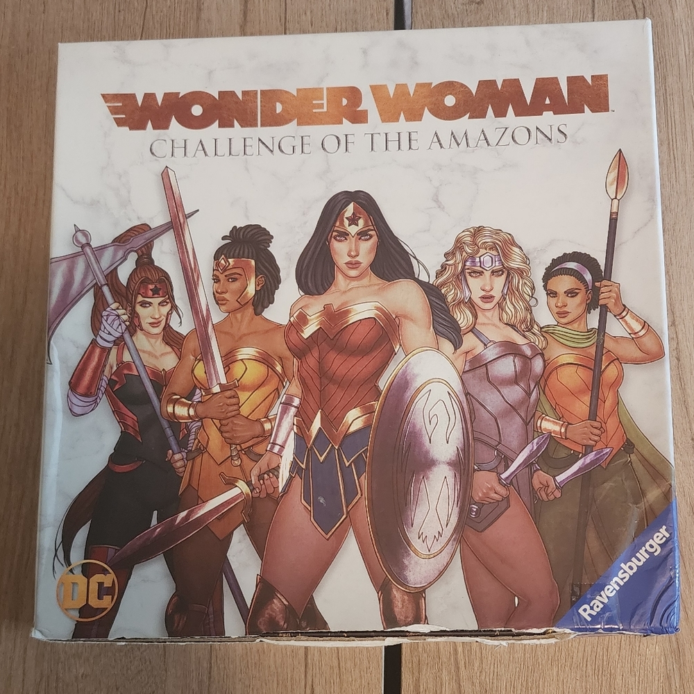 Wonder Woman Challenge of the Amazon DC board game unused